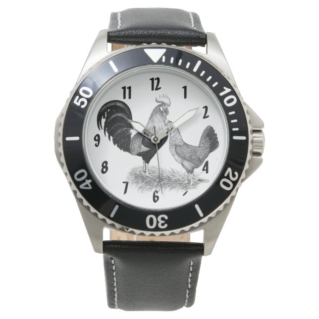 Leghorns Production Brown Chickens Watch (Front)