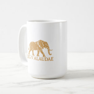 Legio V Alaudae Elephant in Ancient Pigment Coffee Mug