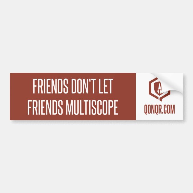 Legion Friends Multiscope Bumper Sticker (Front)