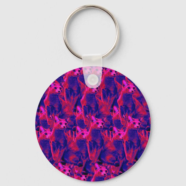 legion of cats key ring (Front)