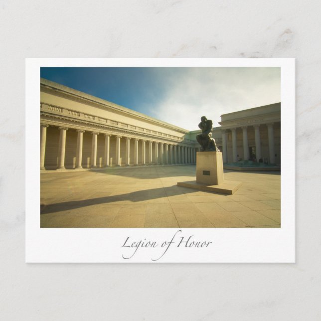 Legion of Honour San Francisco Postcard (Front)