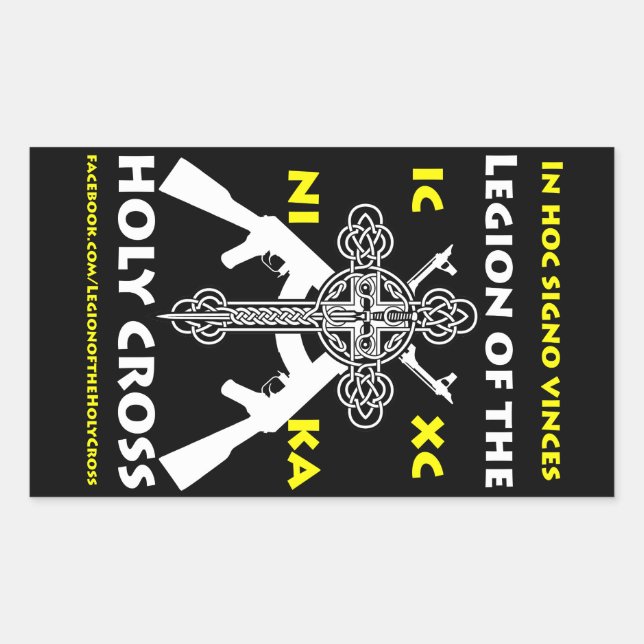 Legion of the Holy Cross Rectangular Sticker (Front)