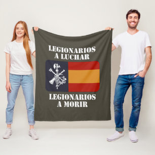 Legionarios a luchar 2 fleece blanket