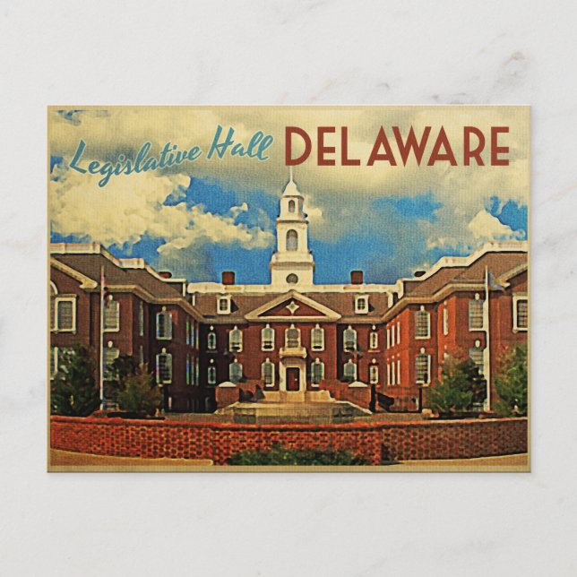 Legislative Hall Delaware Postcard (Front)