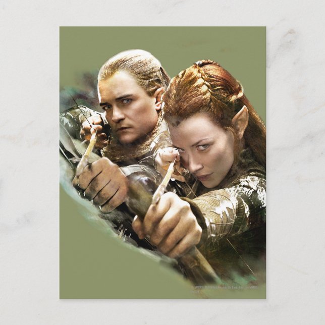 LEGOLAS GREENLEAF™ and TAURIEL™ Graphic Postcard (Front)