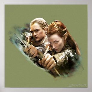 LEGOLAS GREENLEAF™ and TAURIEL™ Graphic Poster