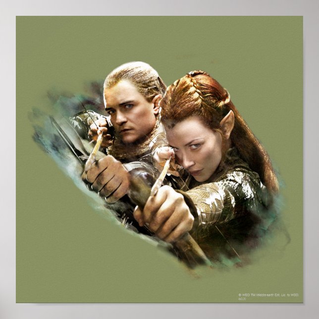 LEGOLAS GREENLEAF™ and TAURIEL™ Graphic Poster (Front)