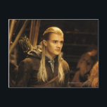LEGOLAS GREENLEAF™ Candid Postcard<br><div class="desc">It is in Men that we must place our hope.  Always remember,  Frodo,  the Ring is trying to get back to its master. It wants to be found.  There is a fell voice on the air. Something draws near. I can feel it.</div>
