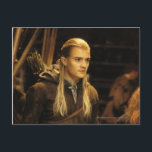 LEGOLAS GREENLEAF™ Candid Postcard<br><div class="desc">It is in Men that we must place our hope.  Always remember,  Frodo,  the Ring is trying to get back to its master. It wants to be found.  There is a fell voice on the air. Something draws near. I can feel it.</div>