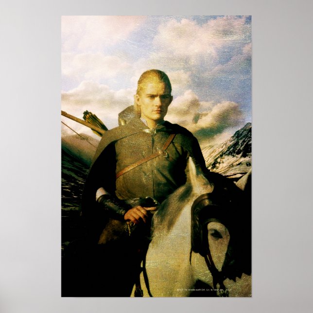 LEGOLAS GREENLEAF™ Close Up on Horse Poster (Front)