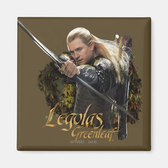 LEGOLAS GREENLEAF™ Drawing Bow Graphic Magnet (Front)