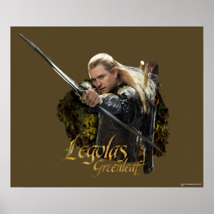 LEGOLAS GREENLEAF™ Drawing Bow Graphic Poster