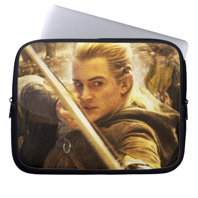 LEGOLAS GREENLEAF™ Drawing His Bow Laptop Sleeve (Front)