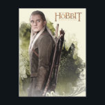 LEGOLAS GREENLEAF™ Graphic Postcard<br><div class="desc">The Hobbit: The Battle of the Five Armies | This watercolor graphic features LEGOLAS GREENLEAF™ with Orcrist amongst his weapons.</div>
