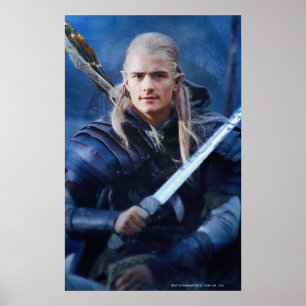 LEGOLAS GREENLEAF™ in Blue Poster