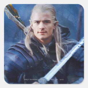 LEGOLAS GREENLEAF™ in Blue Square Sticker