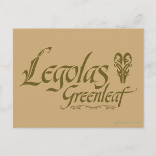 LEGOLAS GREENLEAF™ Name Postcard