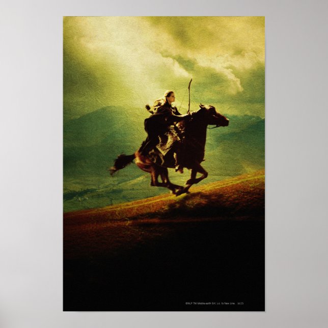 LEGOLAS GREENLEAF™ on Horse Poster (Front)