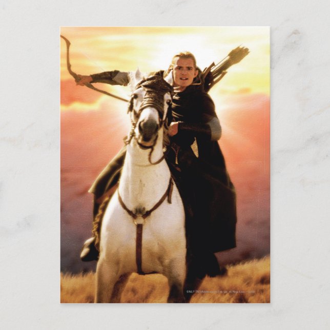 LEGOLAS GREENLEAF™  on Horseback Postcard (Front)