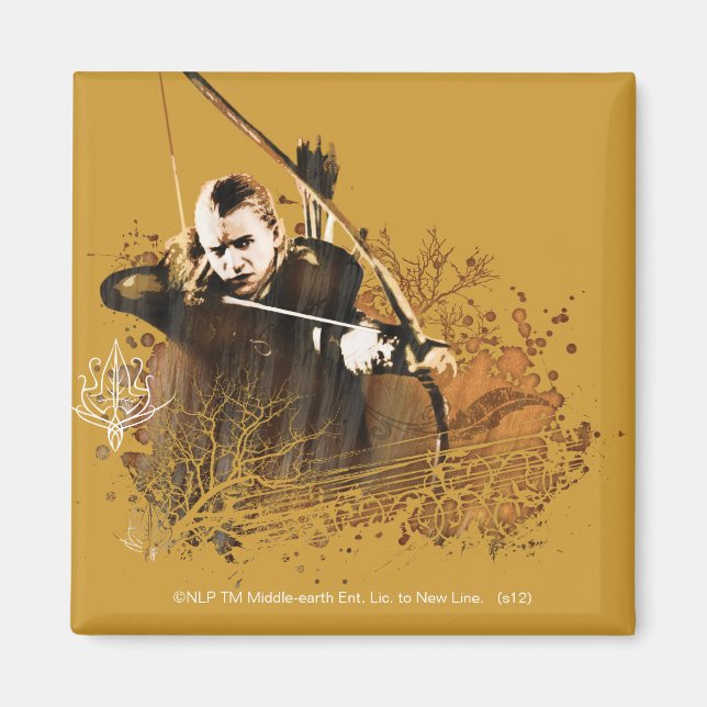 LEGOLAS GREENLEAF™ Shooting Arrow Magnet (Front)