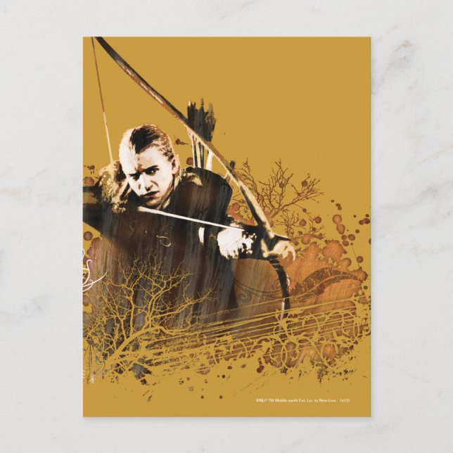 LEGOLAS GREENLEAF™ Shooting Arrow Postcard (Front)