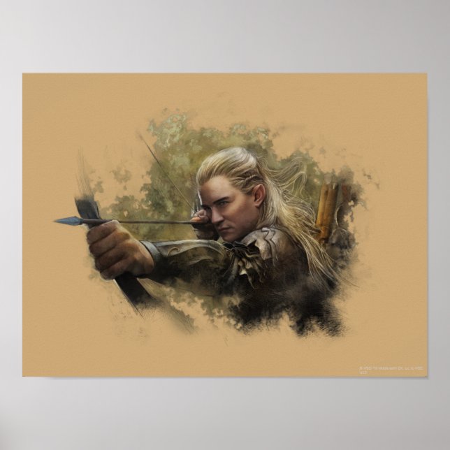 LEGOLAS GREENLEAF™ Sketch Poster (Front)