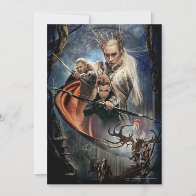 LEGOLAS GREENLEAF™, TAURIEL™, and Thranduil Invitation (Front)