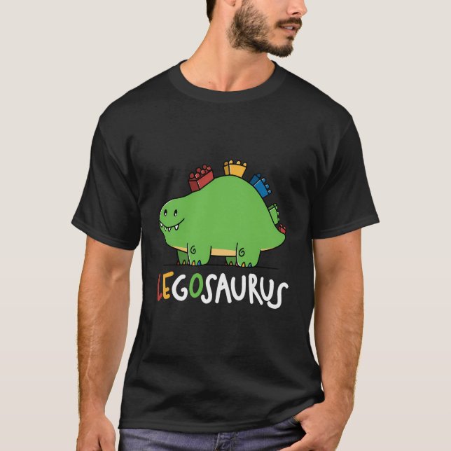 Legosaurus Legos Saurus T-Shirt (Front)