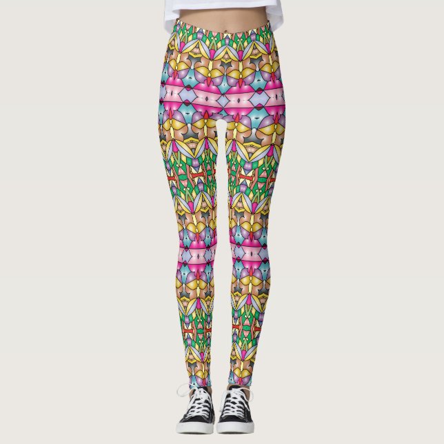 Legs Alive: Uniquely Patterned Leggings Galore! (Front)