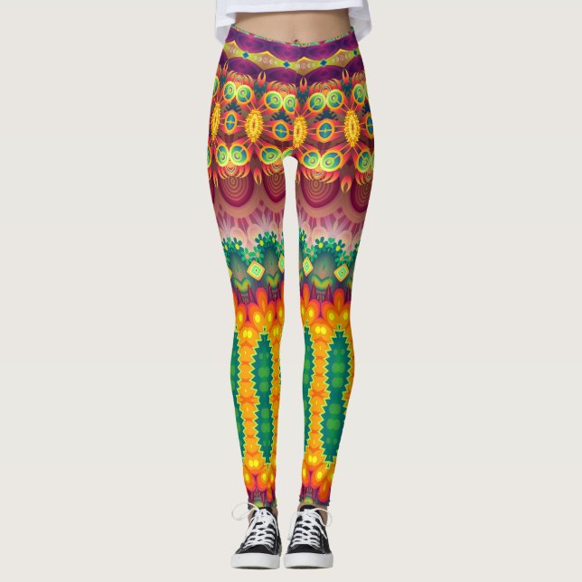 Legs Alive: Uniquely Patterned Leggings Galore! (Front)