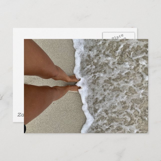 Legs in the ocean, Varadero, Cuba Post Card. Postcard (Front/Back)