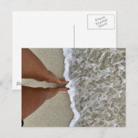 Legs in the ocean, Varadero, Cuba Post Card.