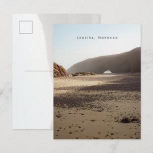 Legzira Morocco Coastal Postcard