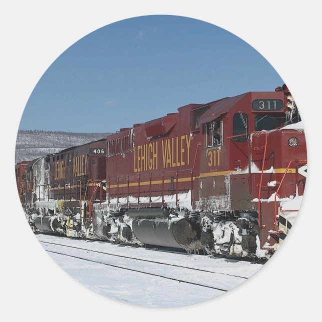 Lehigh Valley, EMD Classic Round Sticker (Front)