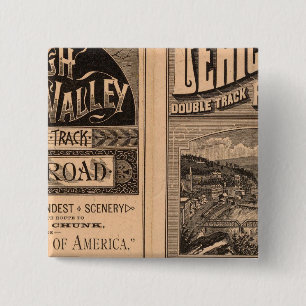 Lehigh Valley Railroad 15 Cm Square Badge