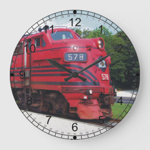 Lehigh Valley Railroad F-7A #578 @ Cape May N.J. Large Clock
