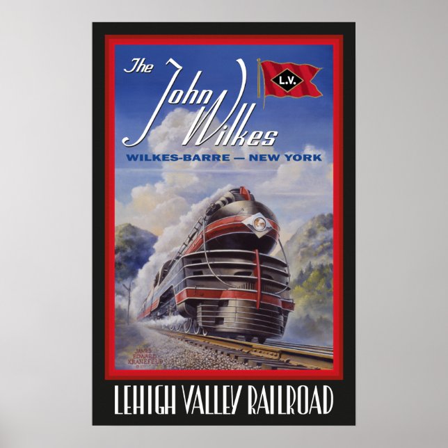 Lehigh Valley Streamliner Poster (Front)
