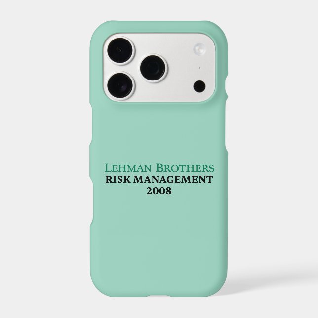 Lehman Brothers Risk Management 2008 (Back)