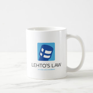 Lehto's Law Logo Coffee Mug