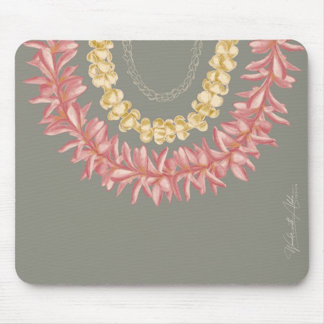 Lei Day by Wander With Aloha Mouse Pad (Front)