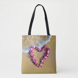 Lei Heart Tote Bag