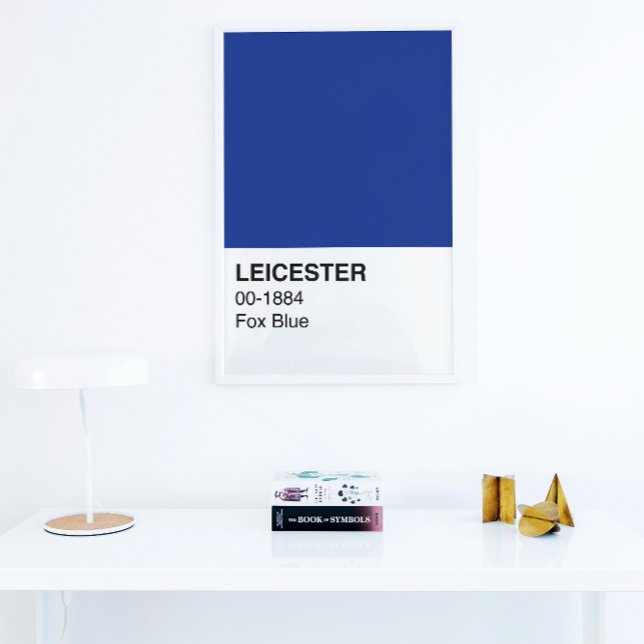 Leicester Fox Blue - Full Width Poster (Creator Uploaded)