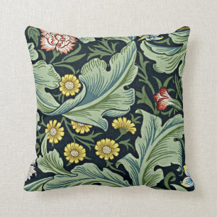 Leicester, popular pattern by William Morris Cushion