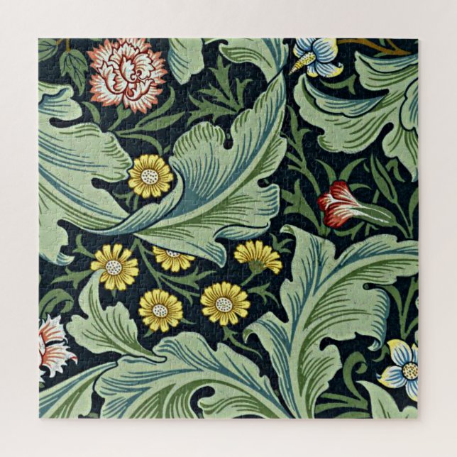 Leicester, popular pattern by William Morris, Jigsaw Puzzle (Vertical)