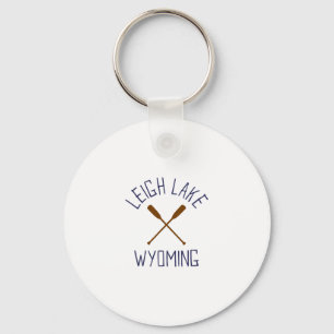 Leigh Lake Wyoming Outdoors Vintage 1 Key Ring