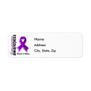 Leiomyosarcoma Awareness 5 Return Address Label
