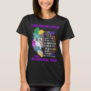 Leiomyosarcoma Awareness Ribbon Support Gifts T-Shirt