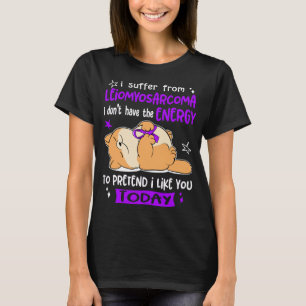 Leiomyosarcoma Awareness Ribbon Support Gifts T-Shirt