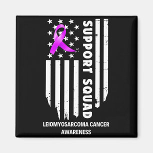 Leiomyosarcoma Cancer Awareness Support Team Squad Magnet