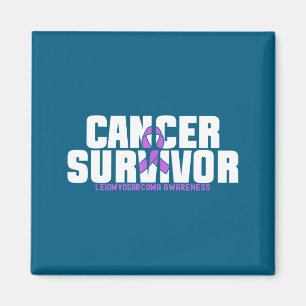 Leiomyosarcoma Cancer Survivor Fighter Awareness Magnet